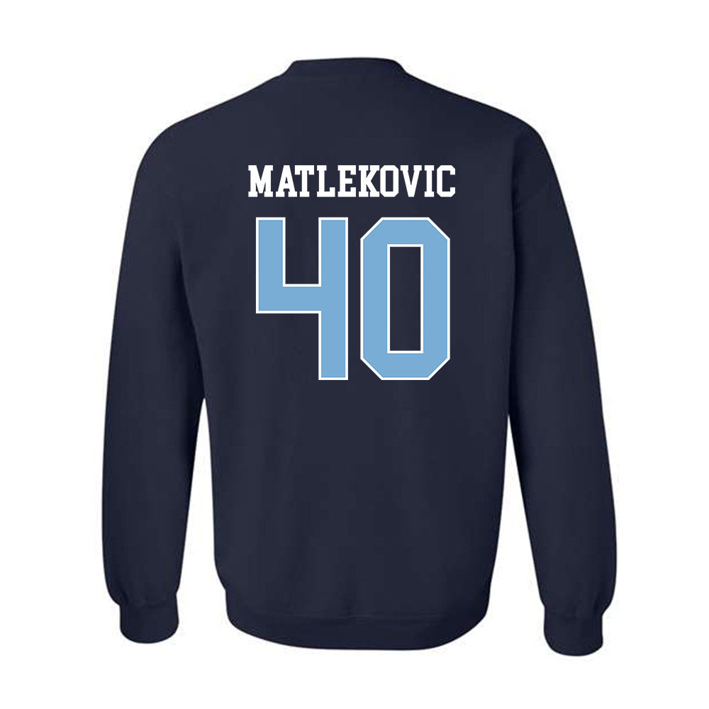 UNC - NCAA Men's Basketball : Ivan Matlekovic - Classic Shersey Crewneck Sweatshirt-1