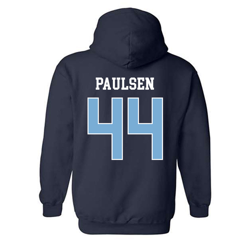 UNC - NCAA Baseball : Erik Paulsen - Classic Shersey Hooded Sweatshirt-1