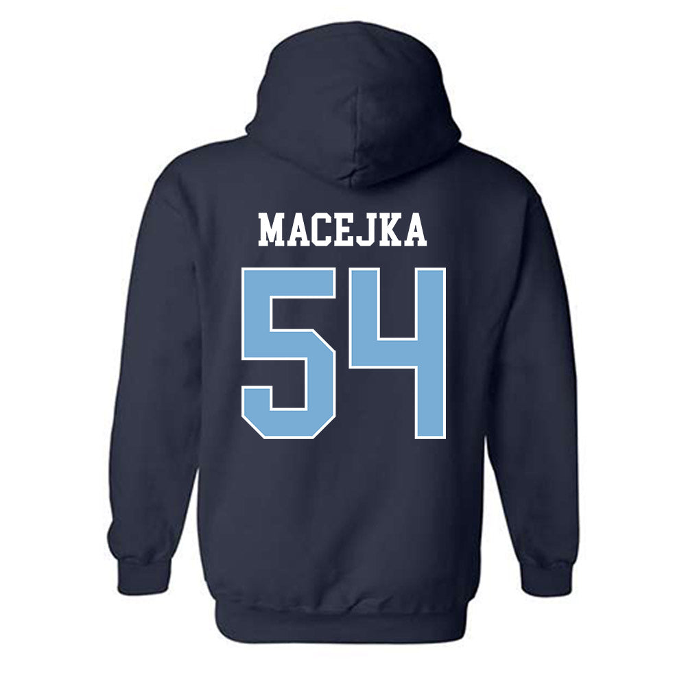 UNC - NCAA Men's Lacrosse : Luke Macejka - Classic Shersey Hooded Sweatshirt-1