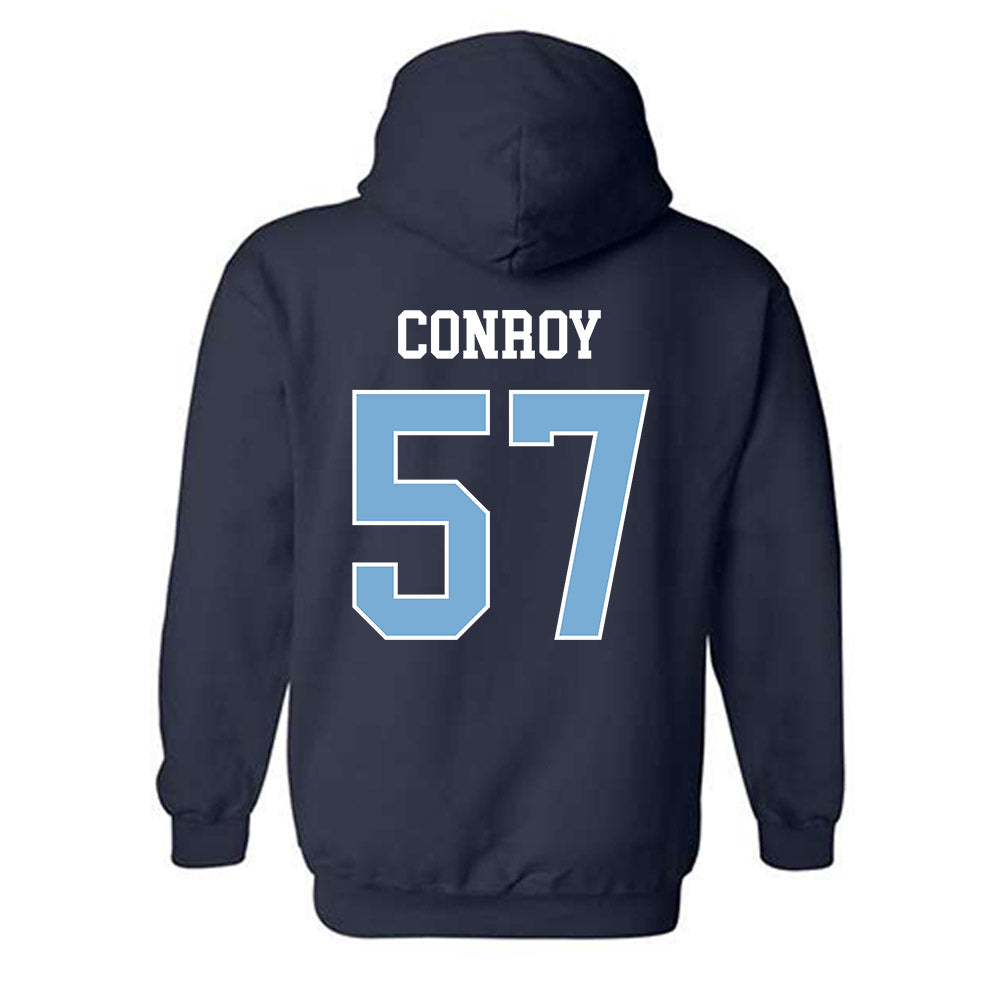 UNC - NCAA Football : William Conroy - Classic Shersey Hooded Sweatshirt-1