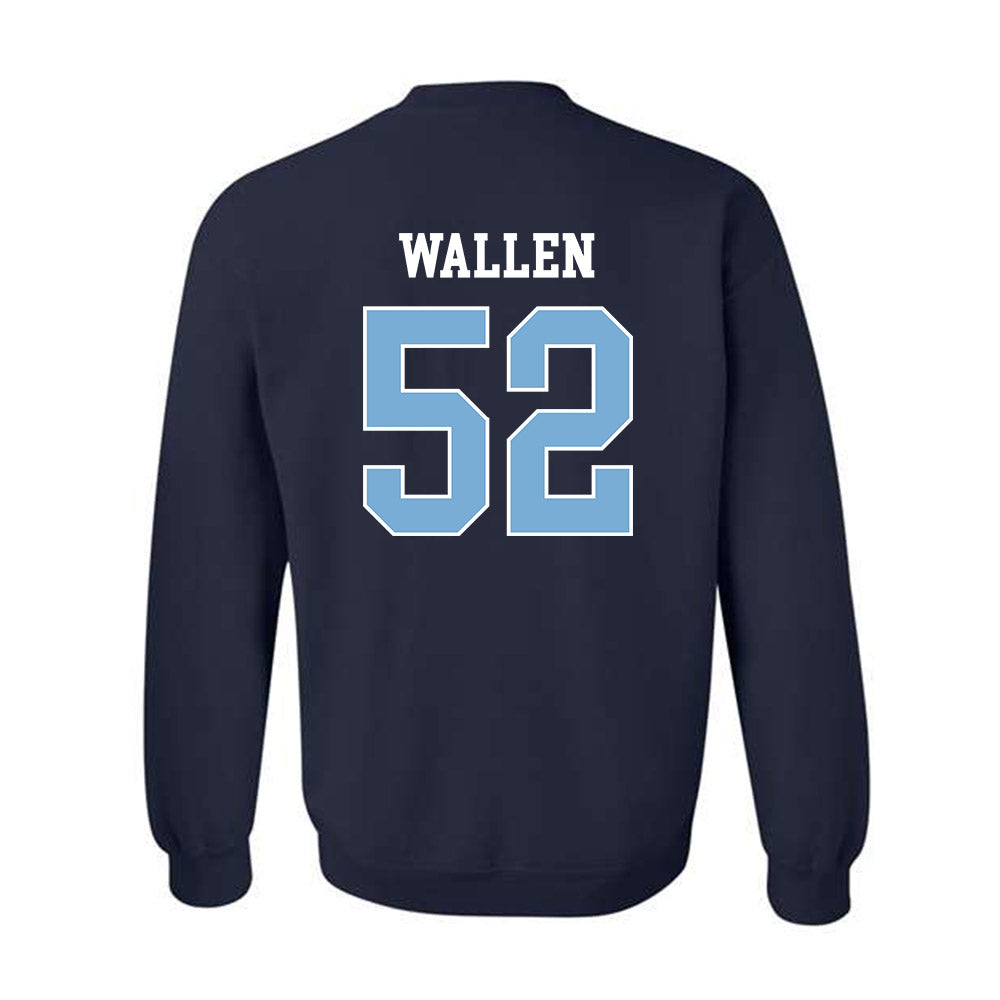 UNC - NCAA Baseball : Andrew Wallen - Classic Shersey Crewneck Sweatshirt-1