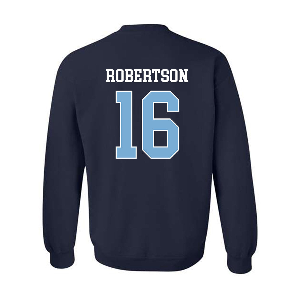 UNC - NCAA Football : Zamaurious Robertson - Classic Shersey Crewneck Sweatshirt-1