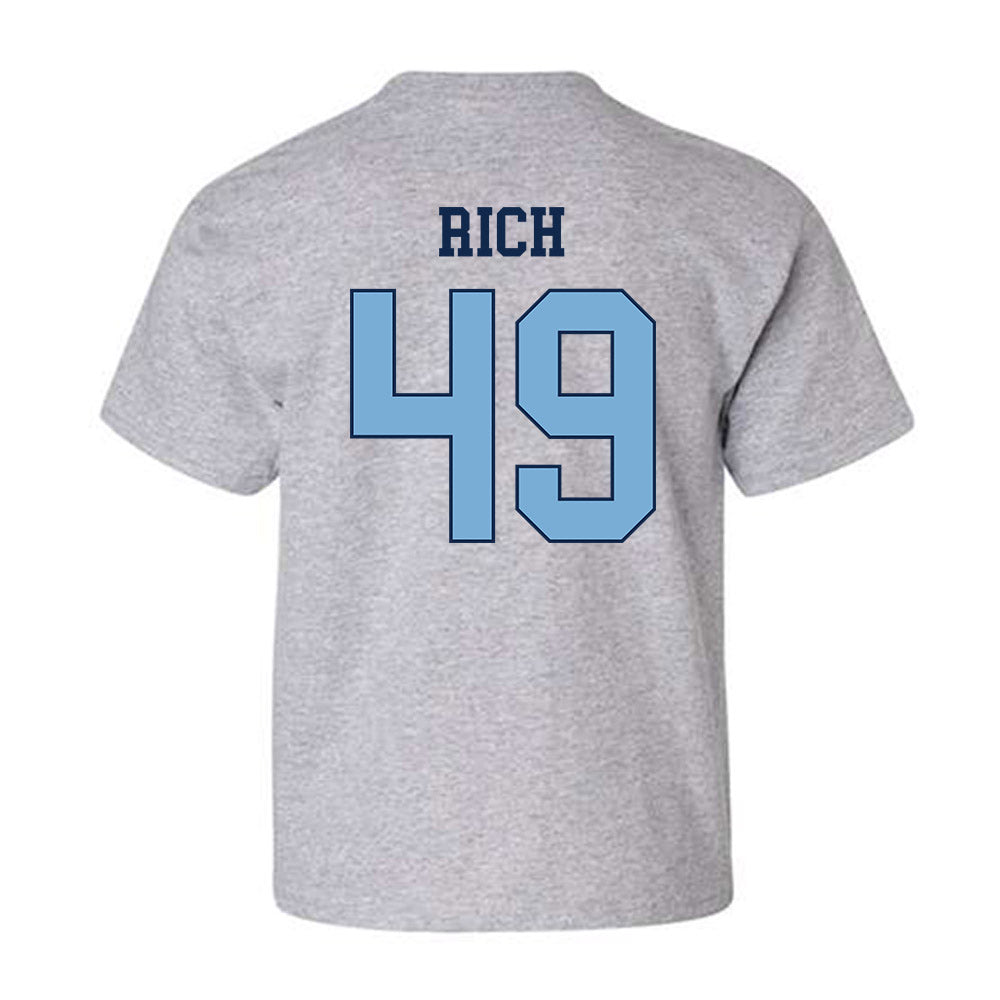 UNC - NCAA Baseball : Amos Rich - Classic Shersey Youth T-Shirt-1
