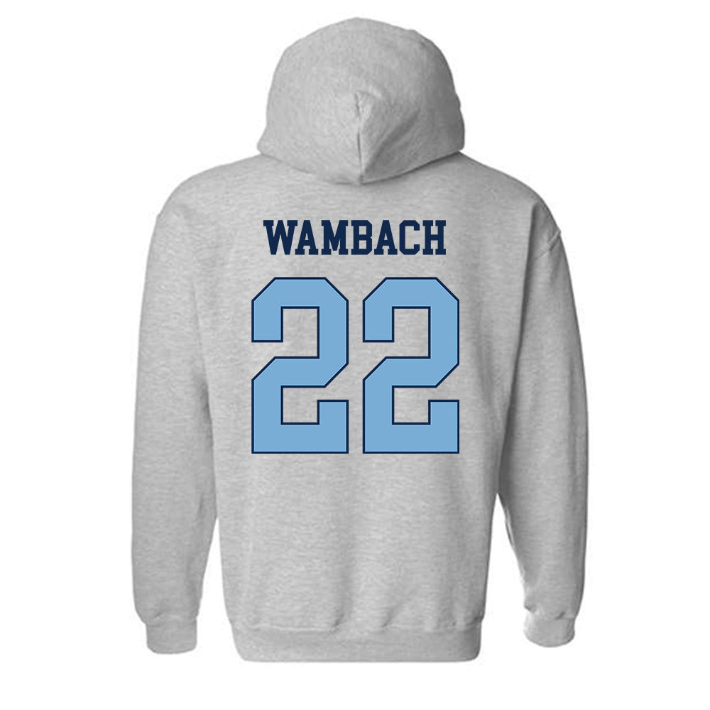 UNC - NCAA Men's Lacrosse : Brady Wambach - Classic Shersey Hooded Sweatshirt-1
