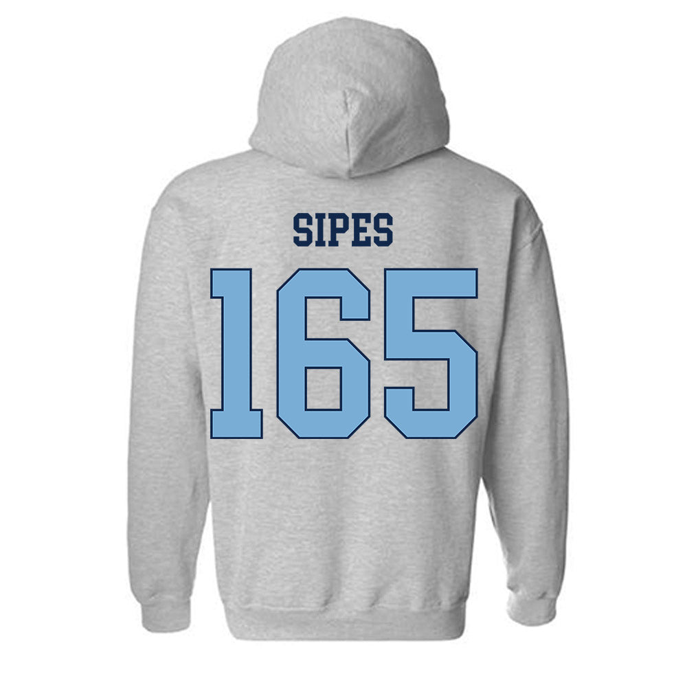 UNC - NCAA Wrestling : Lucas Sipes - Classic Shersey Hooded Sweatshirt-1