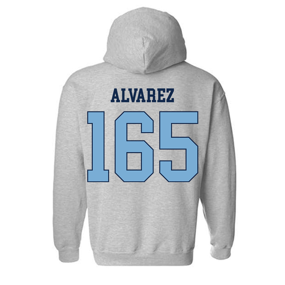 UNC - NCAA Wrestling : Omaury Alvarez - Classic Shersey Hooded Sweatshirt-1