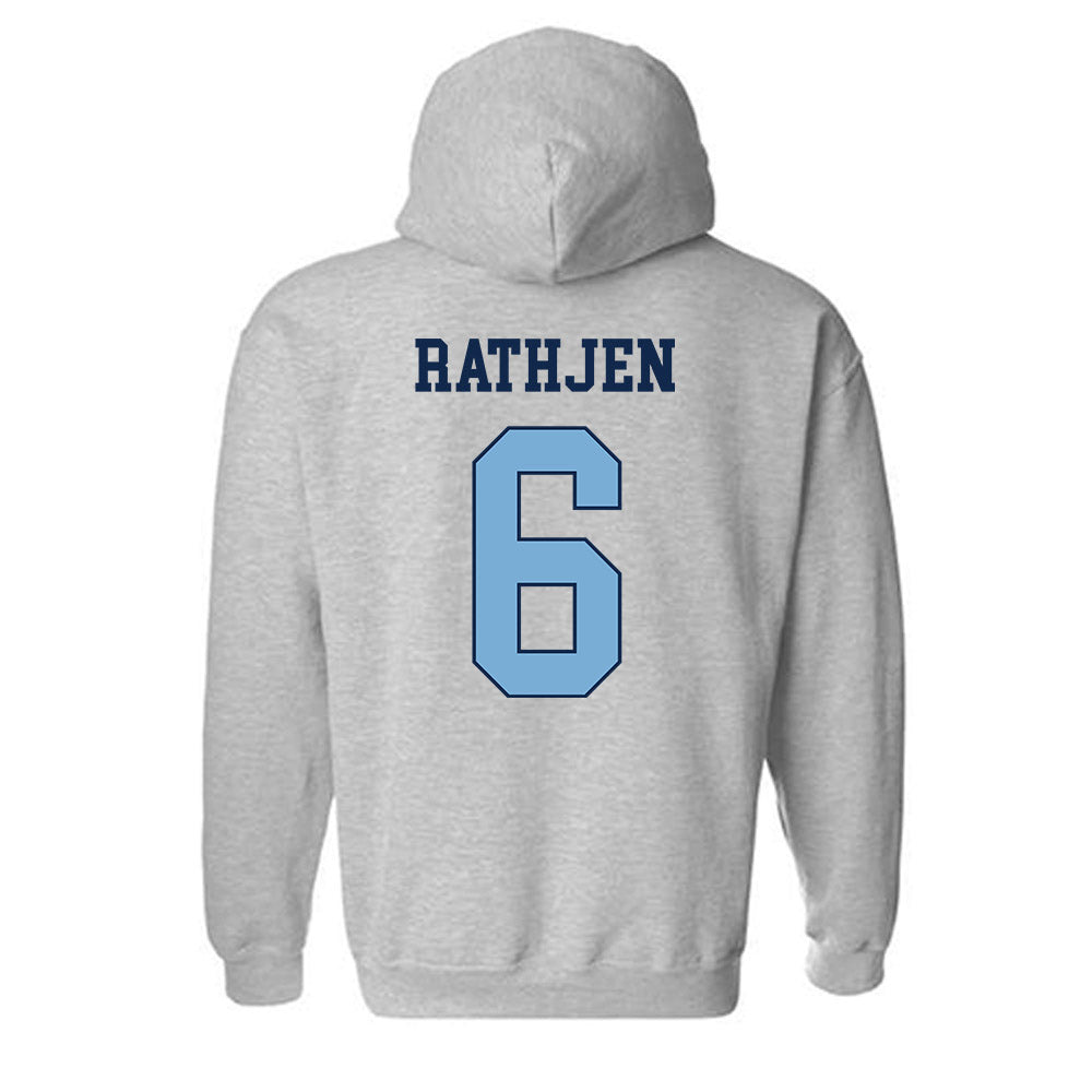 UNC - NCAA Women's Lacrosse : Charlotte Rathjen - Classic Shersey Hooded Sweatshirt-1