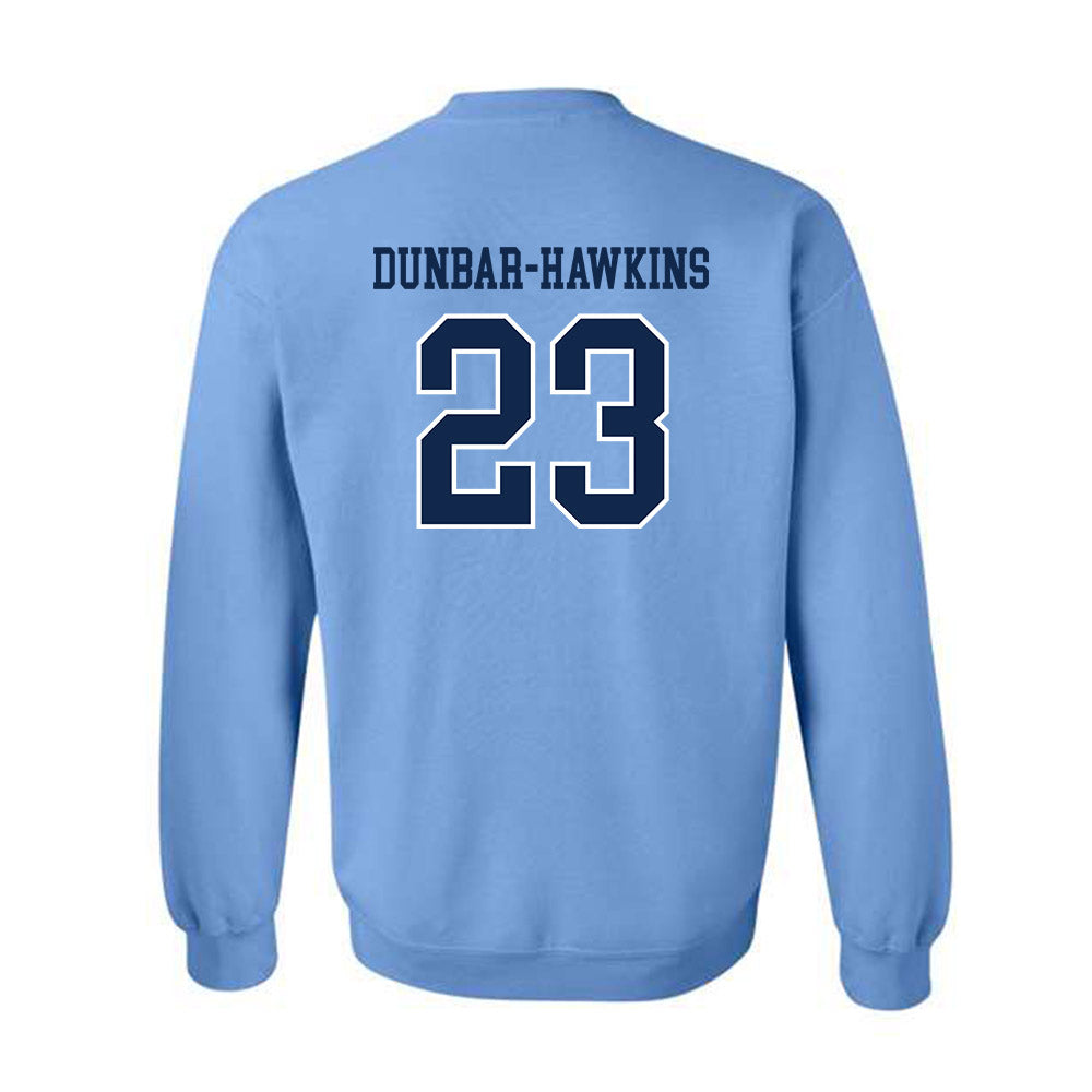 UNC - NCAA Football : Khristian Dunbar-Hawkins - Classic Shersey Crewneck Sweatshirt-1