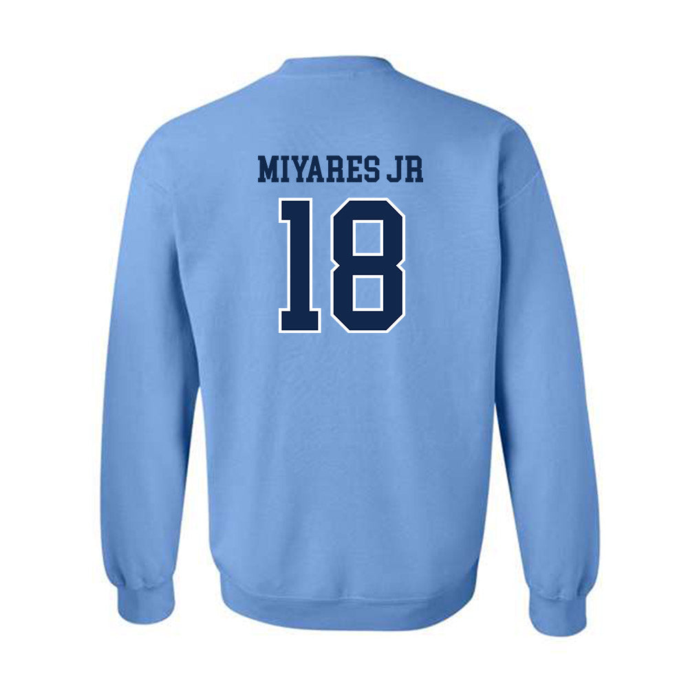 UNC - NCAA Football : Andres Miyares Jr - Classic Shersey Crewneck Sweatshirt-1