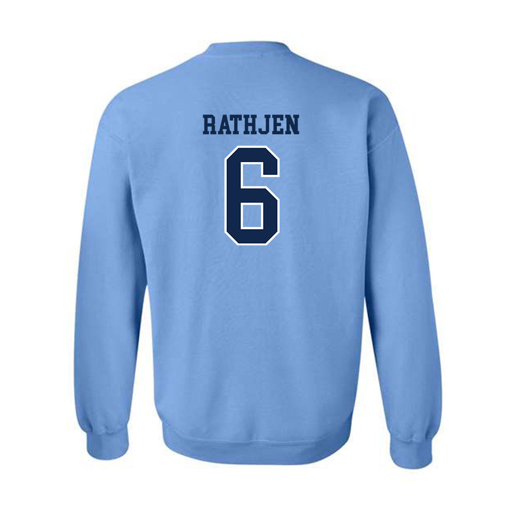 UNC - NCAA Women's Lacrosse : Charlotte Rathjen - Classic Shersey Crewneck Sweatshirt-1