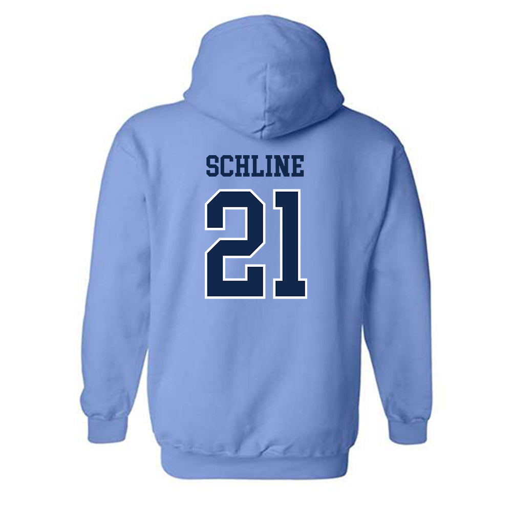 UNC - NCAA Men's Lacrosse : Harrison Schline - Classic Shersey Hooded Sweatshirt-1