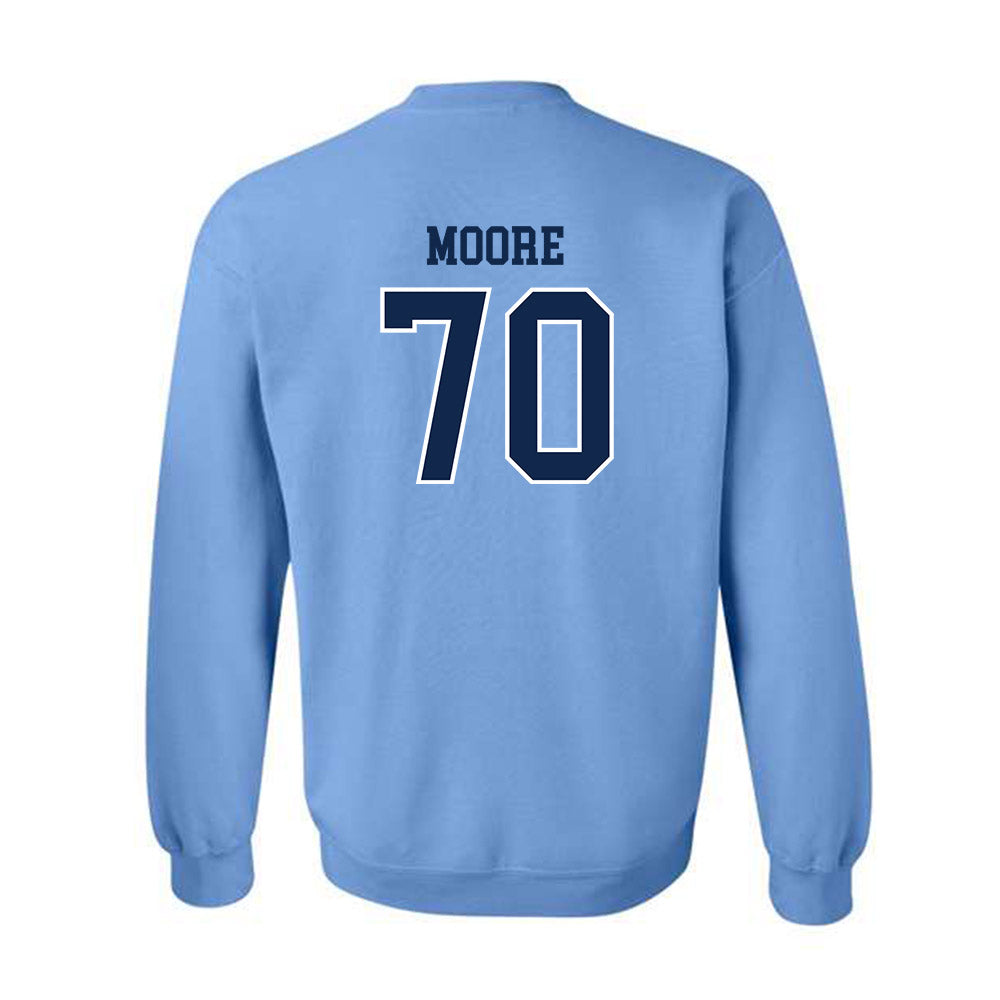 UNC - NCAA Men's Lacrosse : John Moore - Classic Shersey Crewneck Sweatshirt-1