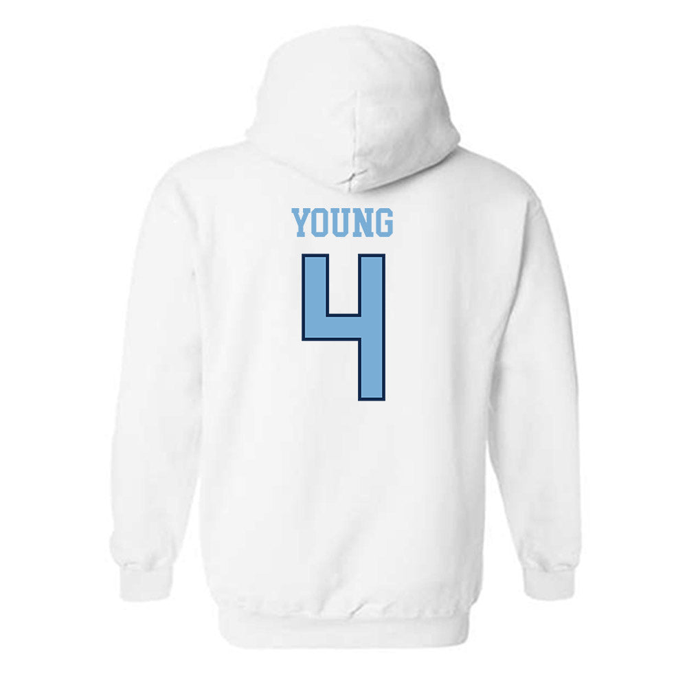 UNC - NCAA Men's Basketball : Jaydon Young - Classic Shersey Hooded Sweatshirt-1
