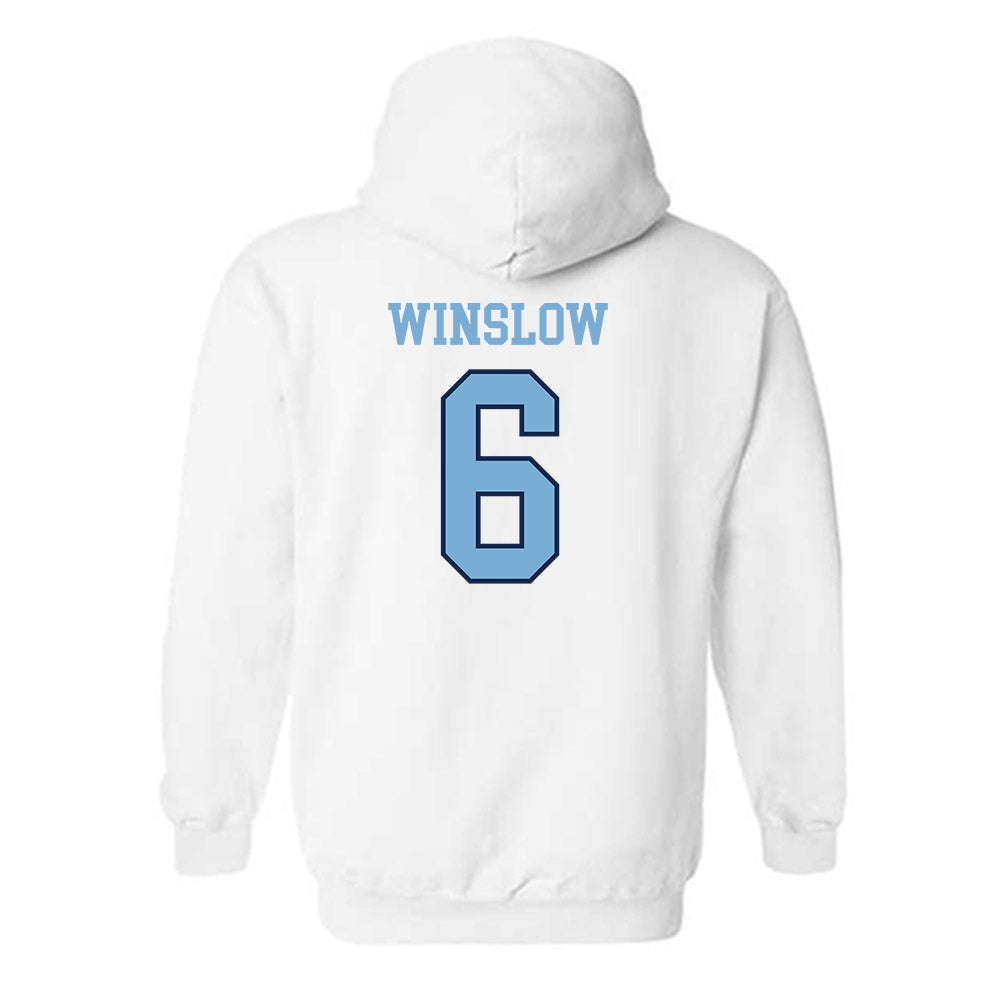 UNC - NCAA Baseball : Macon Winslow - Classic Shersey Hooded Sweatshirt-1