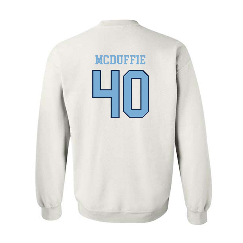 UNC - NCAA Baseball : Walker McDuffie - Classic Shersey Crewneck Sweatshirt-1