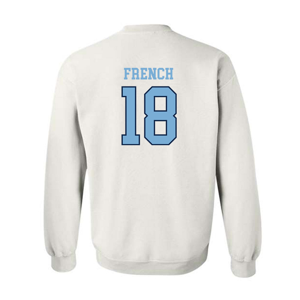 UNC - NCAA Baseball : Carter French - Classic Shersey Crewneck Sweatshirt