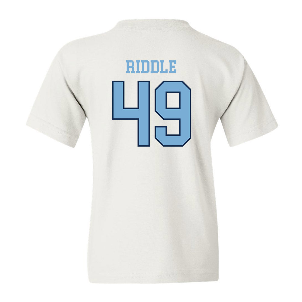 UNC - NCAA Men's Lacrosse : Alec Riddle - Classic Shersey Youth T-Shirt