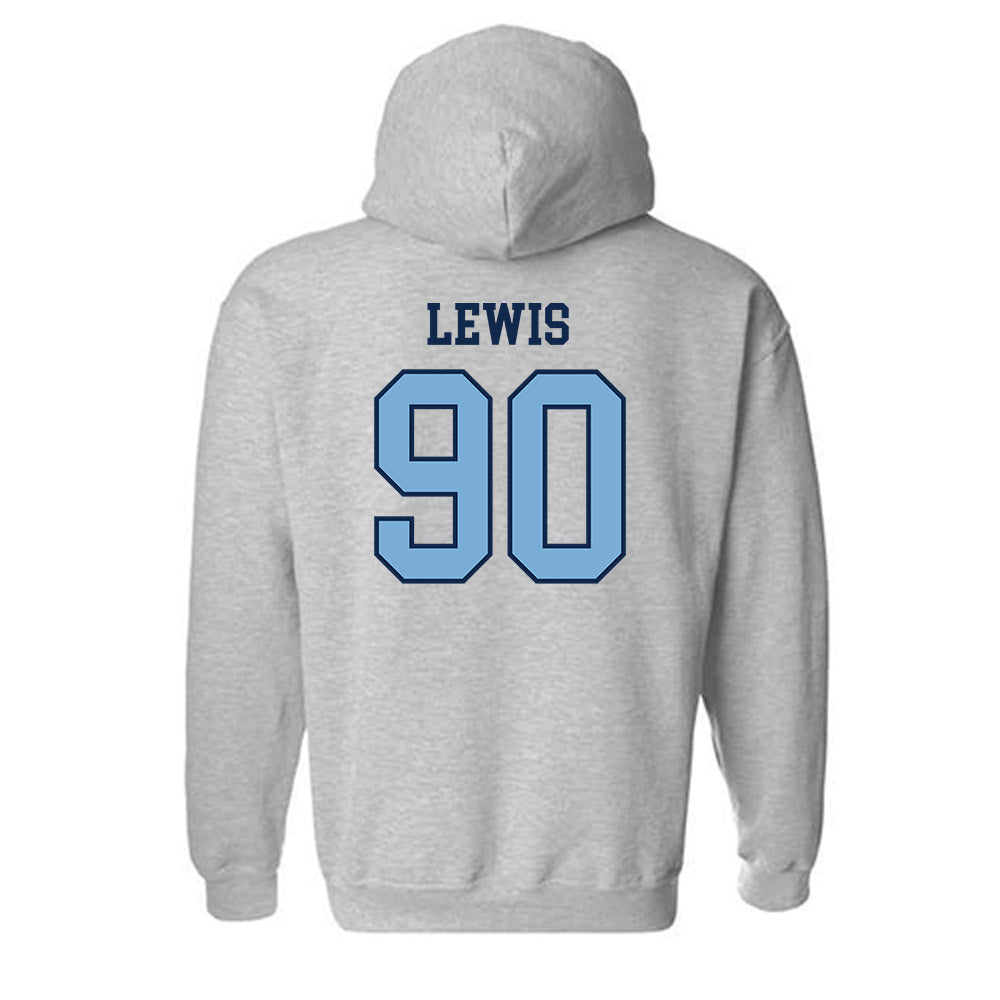 UNC - NCAA Football : Xavier Lewis - Sports Shersey Hooded Sweatshirt-1
