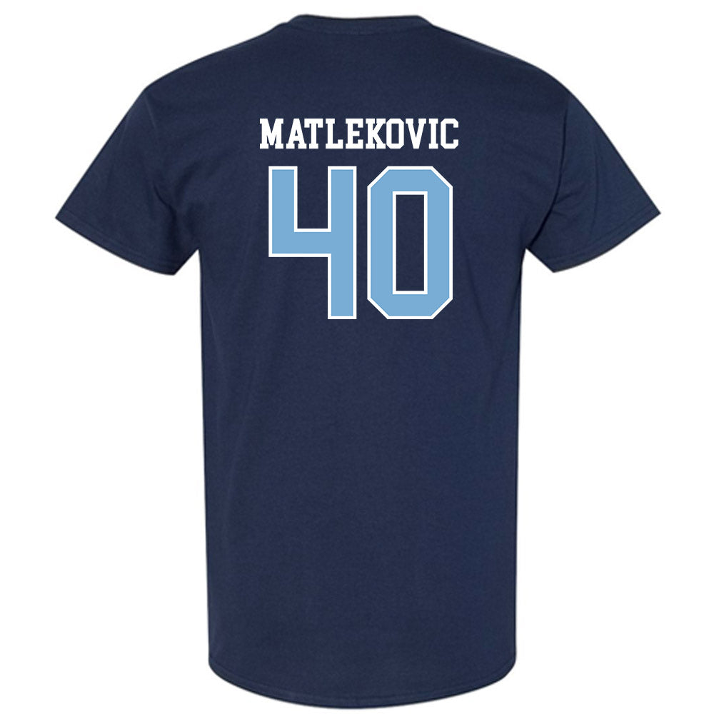 UNC - NCAA Men's Basketball : Ivan Matlekovic - Sports Shersey T-Shirt-1