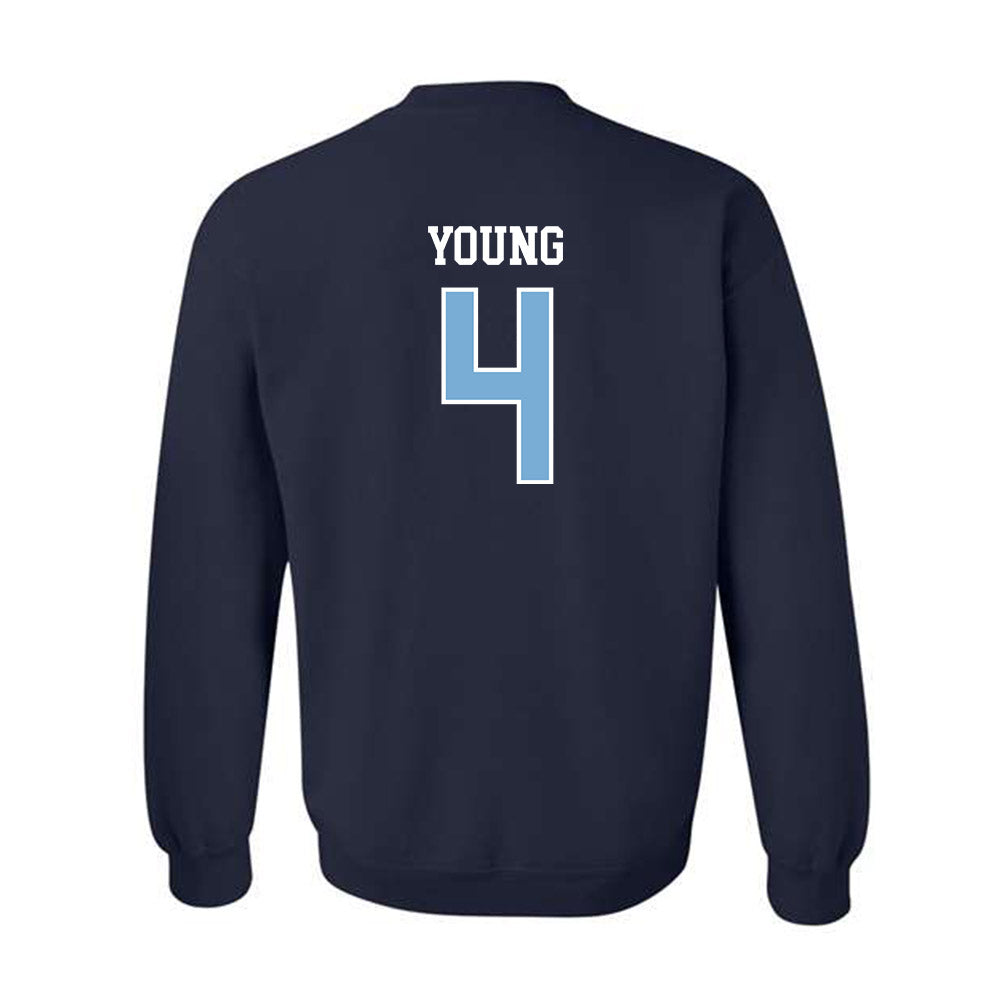 UNC - NCAA Men's Basketball : Jaydon Young - Sports Shersey Crewneck Sweatshirt-1