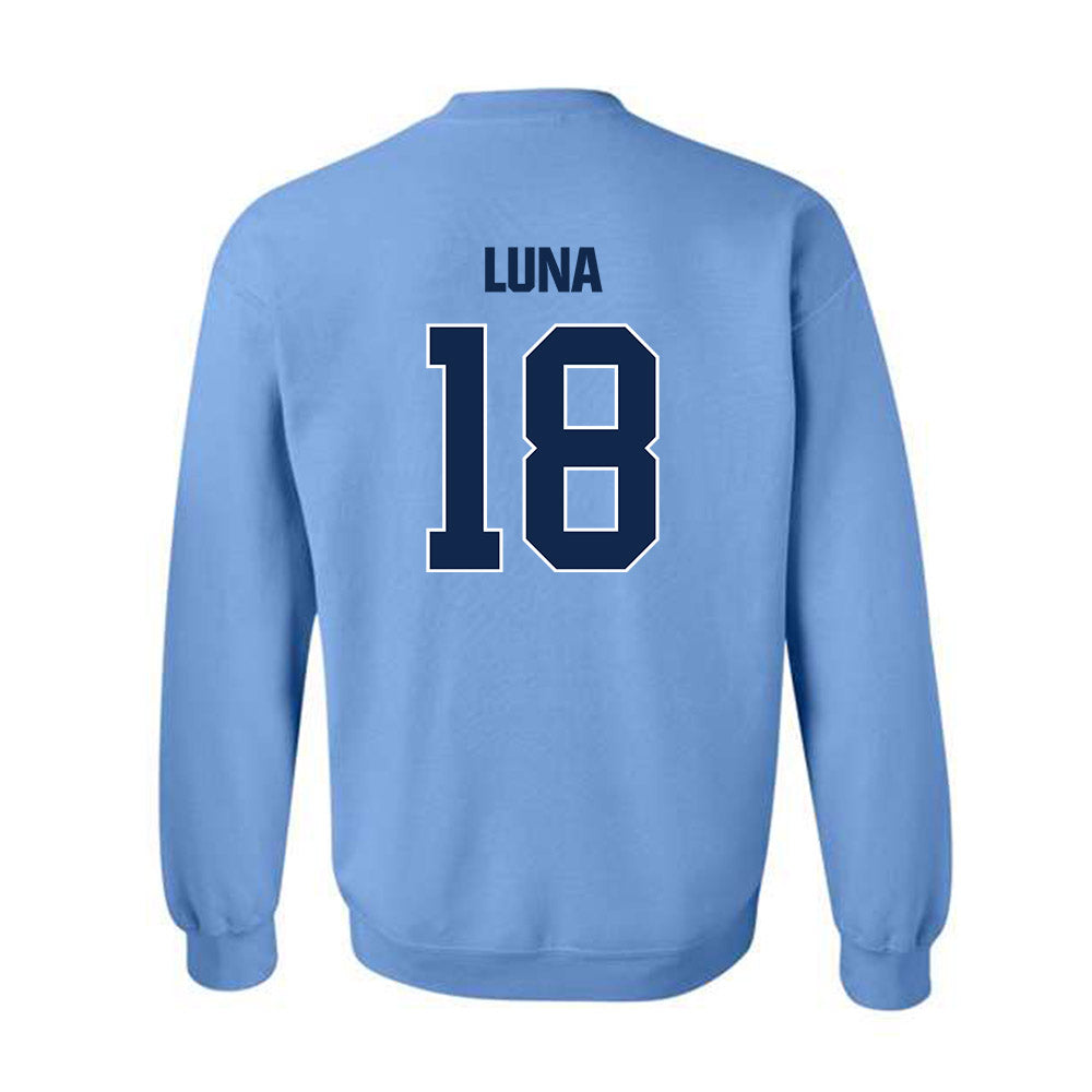 UNC - NCAA Men's Soccer : Jonathan Luna - Sports Shersey Crewneck Sweatshirt-1