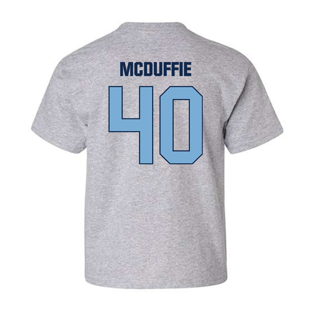 UNC - NCAA Baseball : Walker McDuffie - Sports Shersey Youth T-Shirt-1