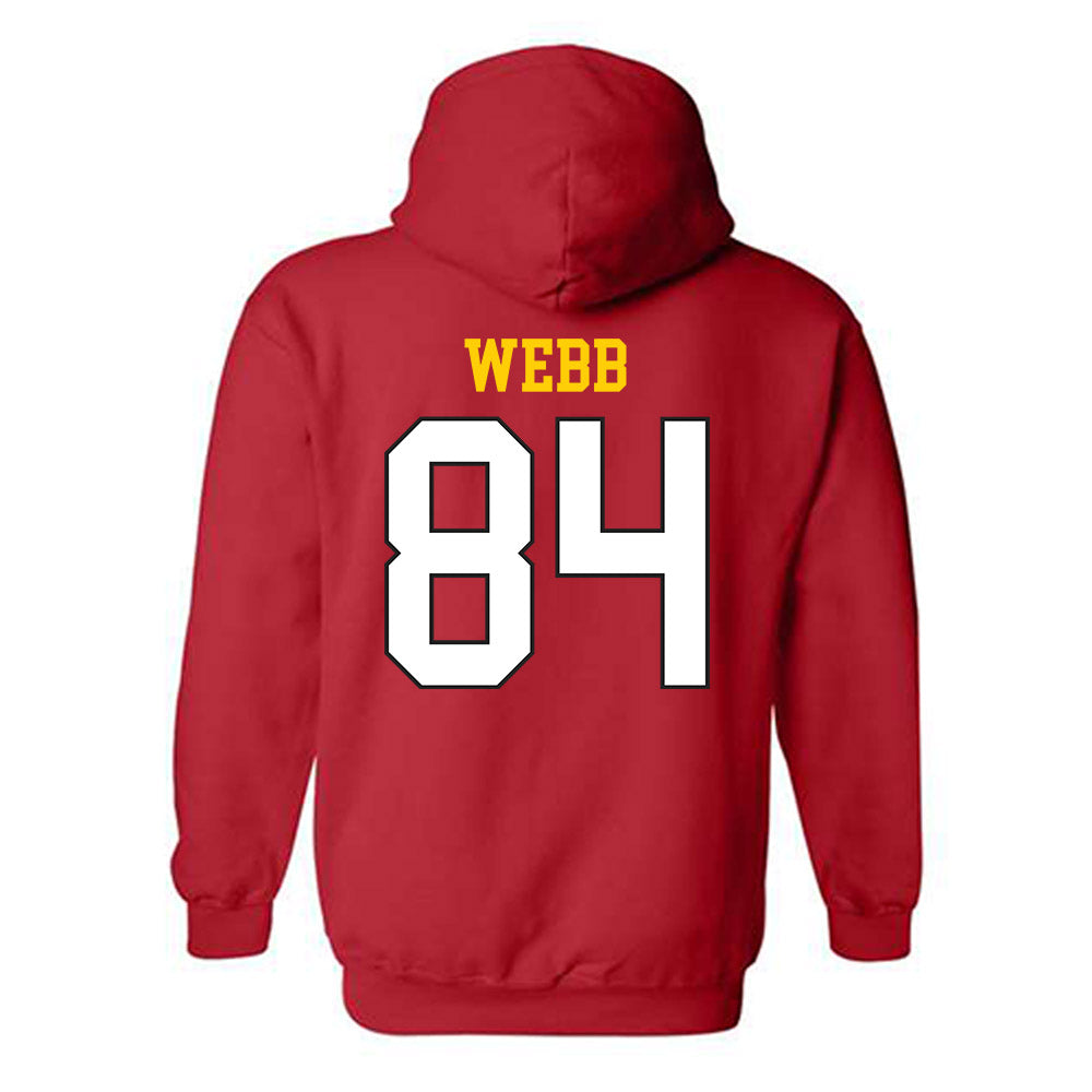 Maryland - NCAA Football : Kaleb Webb - Classic Shersey Hooded Sweatshirt-1