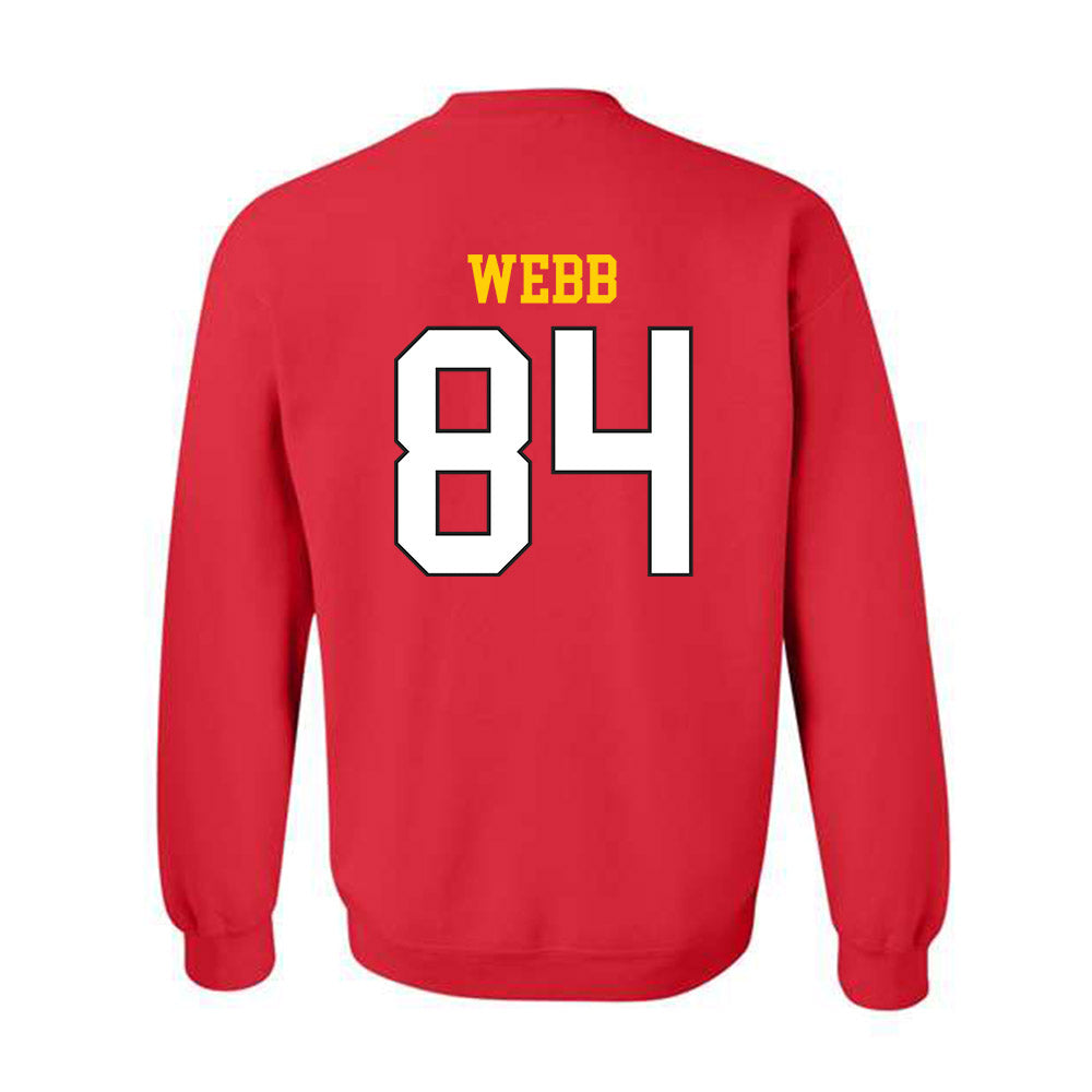 Maryland - NCAA Football : Kaleb Webb - Classic Shersey Crewneck Sweatshirt-1