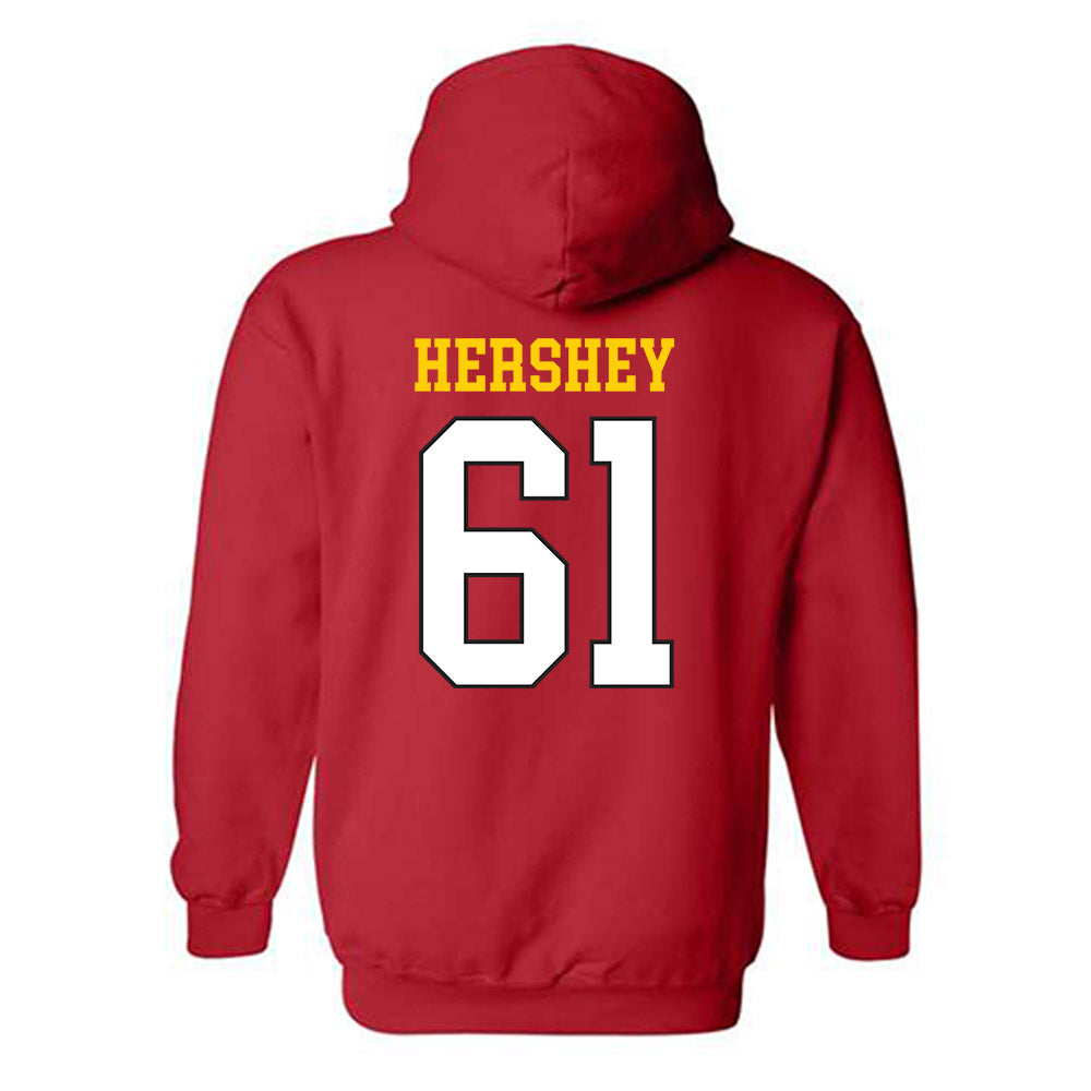 Maryland - NCAA Football : Michael Hershey - Hooded Sweatshirt