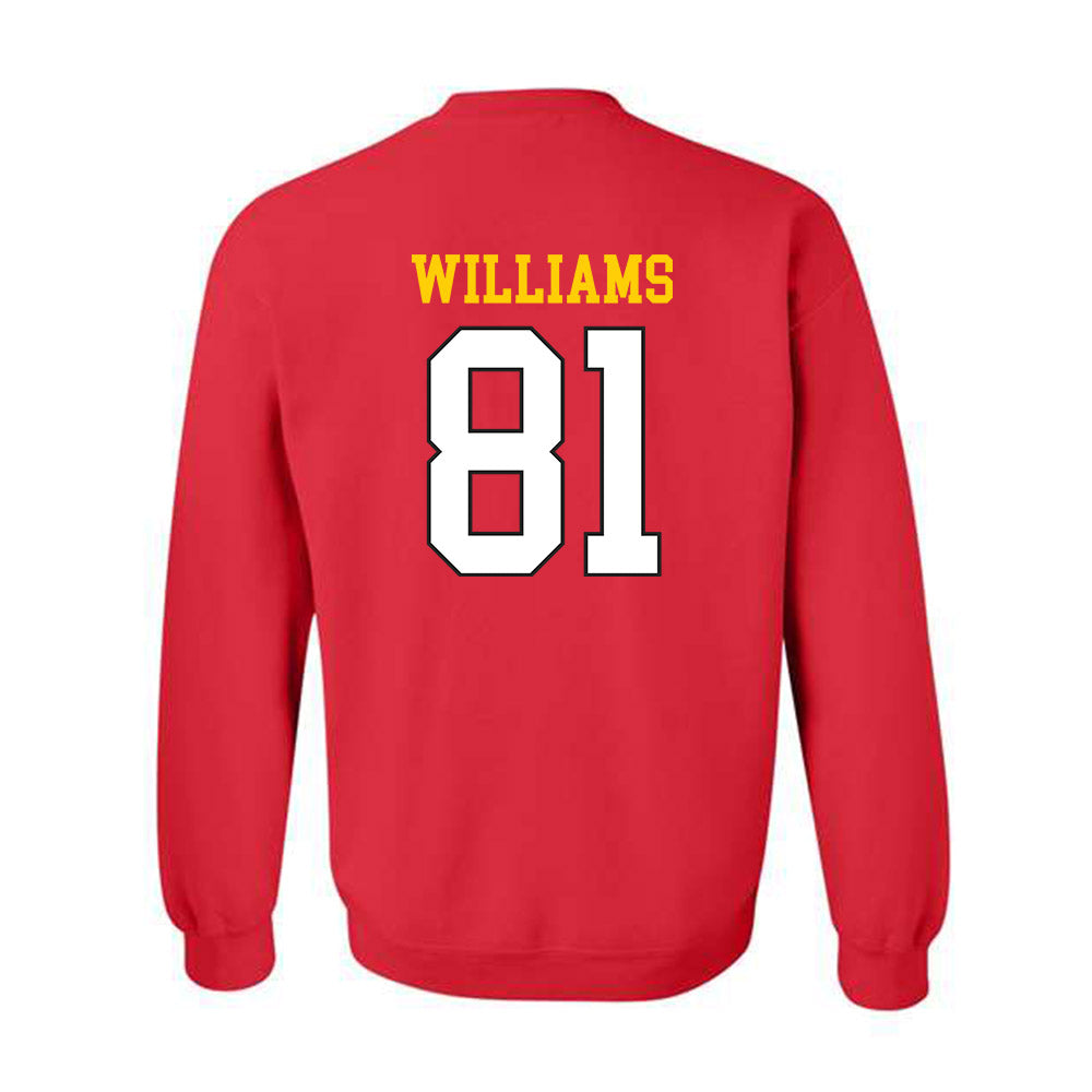 Maryland - NCAA Football : Javonte Williams - Classic Shersey Crewneck Sweatshirt-1