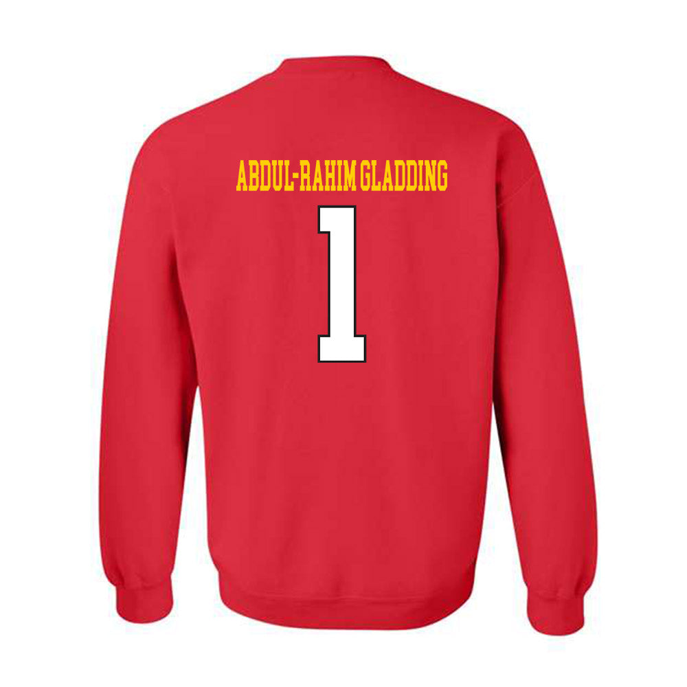 Maryland - NCAA Football : Naeem Abdul-Rahim Gladding - Classic Shersey Crewneck Sweatshirt-1