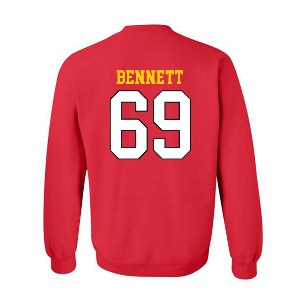 Maryland - NCAA Football : Logan Bennett - Crewneck Sweatshirt