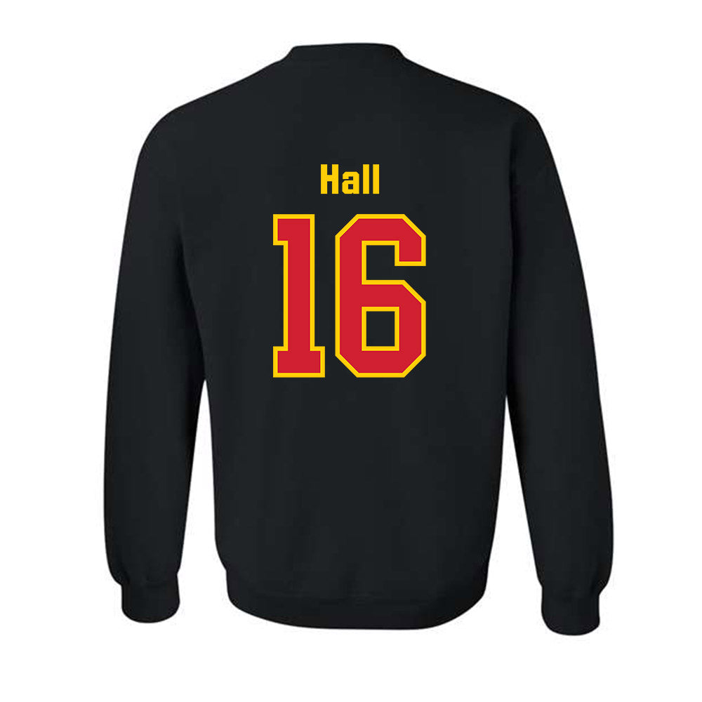 Maryland - NCAA Football : Damon Hall - Classic Shersey Crewneck Sweatshirt-1