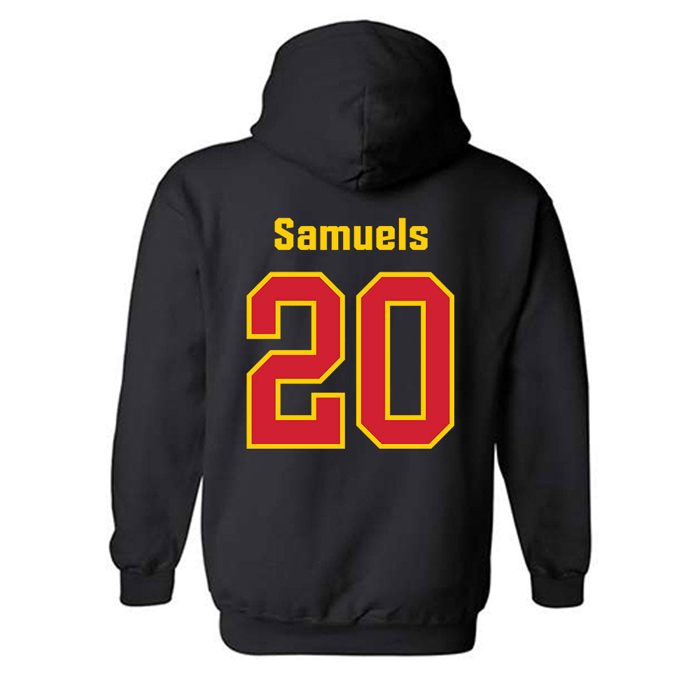 Maryland - NCAA Football : DJ Samuels - Classic Shersey Hooded Sweatshirt-1
