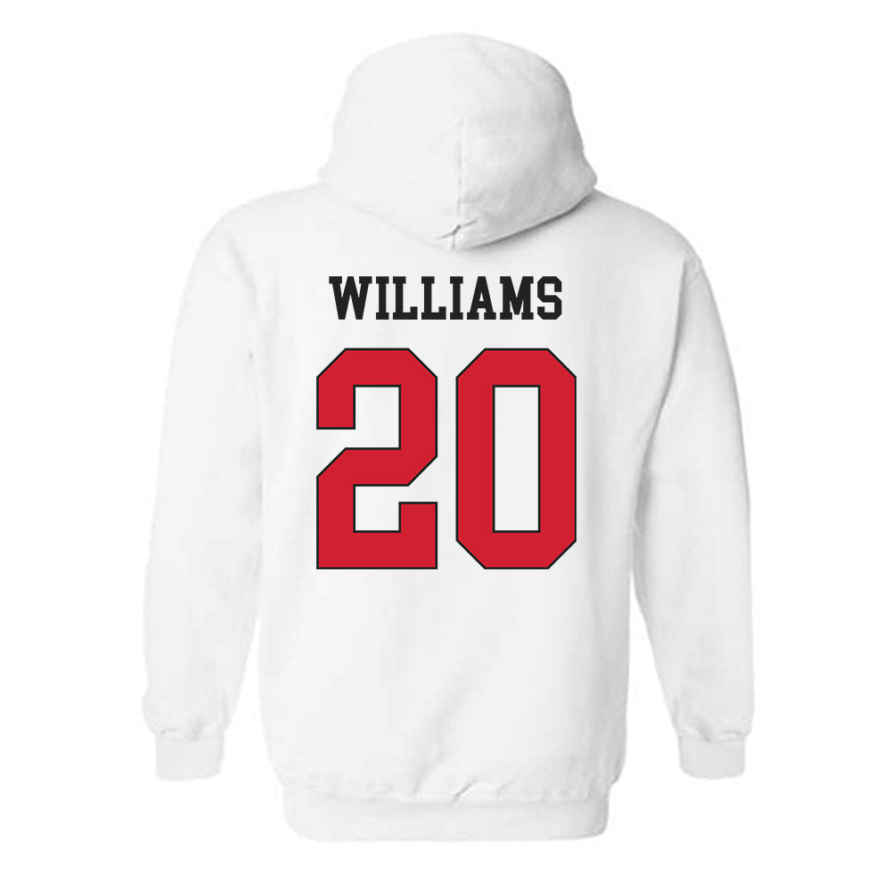 Maryland - NCAA Football : DeJuan Williams - Classic Shersey Hooded Sweatshirt-1
