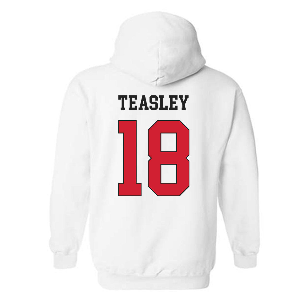 Maryland - NCAA Football : Josiah Teasley - Classic Shersey Hooded Sweatshirt-1