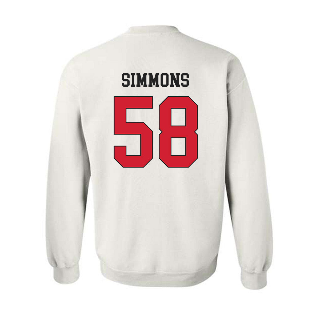 Maryland - NCAA Football : Joshua Simmons - Classic Shersey Crewneck Sweatshirt-1