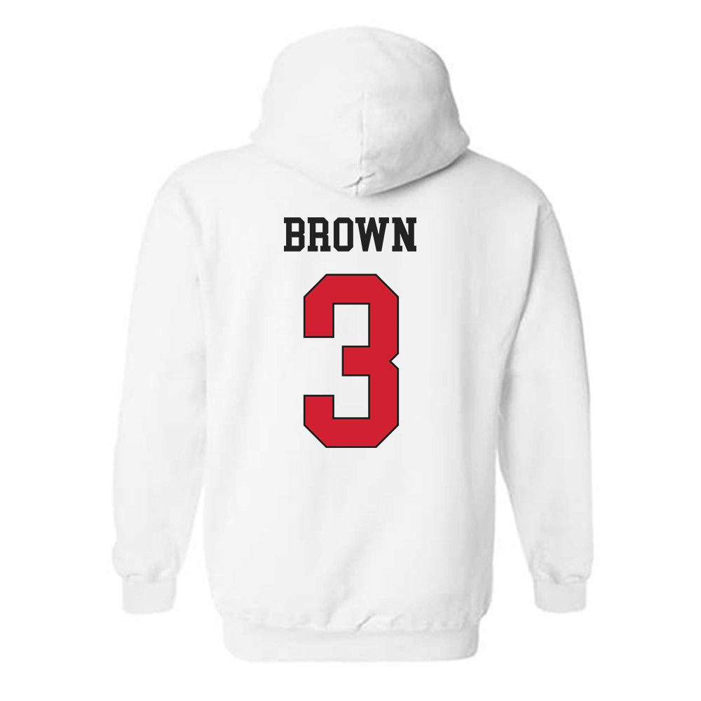 Maryland - NCAA Women's Volleyball : Ava Brown - Classic Shersey Hooded Sweatshirt-1