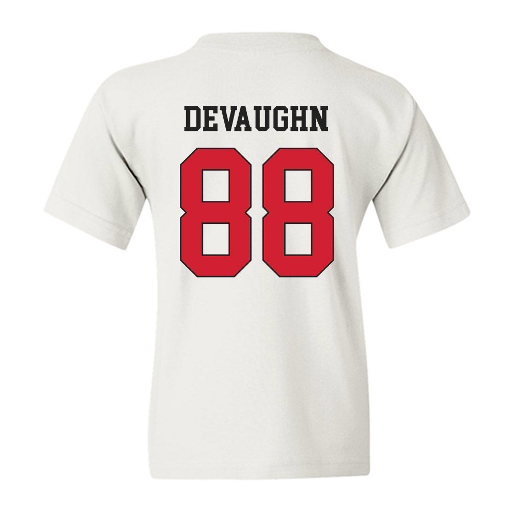 Maryland - NCAA Football : Justin DeVaughn - Classic Shersey Youth T-Shirt-1