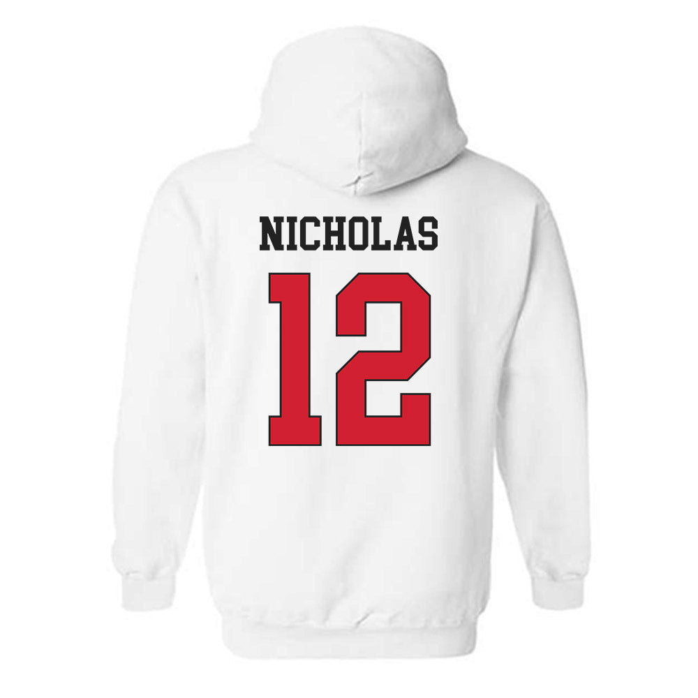 Maryland - Men's Basketball Alumni : Drew Nicholas - Classic Shersey Hooded Sweatshirt-1