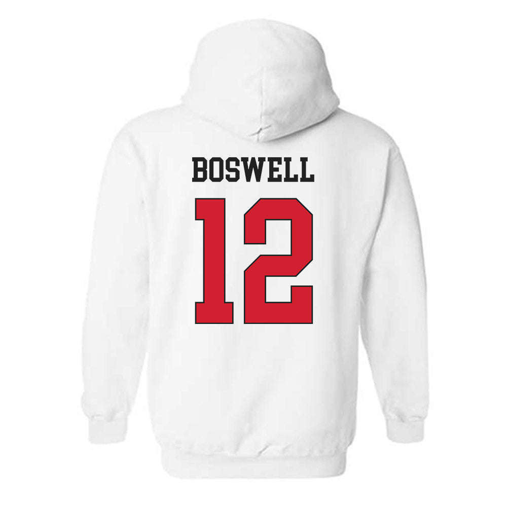 Maryland - NCAA Men's Basketball : Bishop Boswell - Classic Shersey Hooded Sweatshirt-1