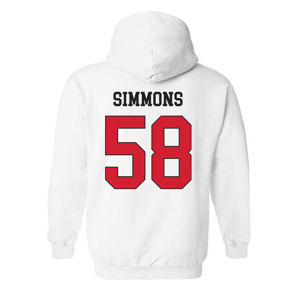 Maryland - NCAA Football : Joshua Simmons - Classic Shersey Hooded Sweatshirt-1