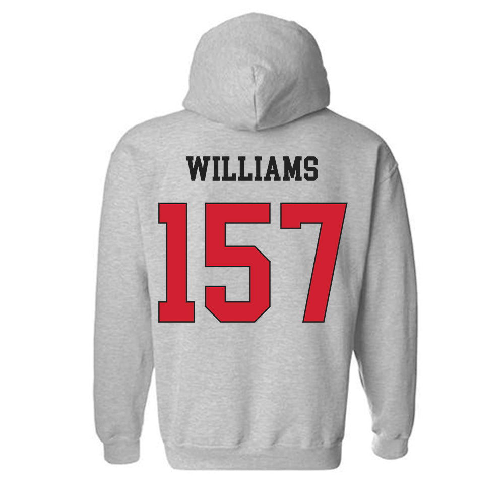 Maryland - NCAA Wrestling : Bradley Williams - Classic Shersey Hooded Sweatshirt-1