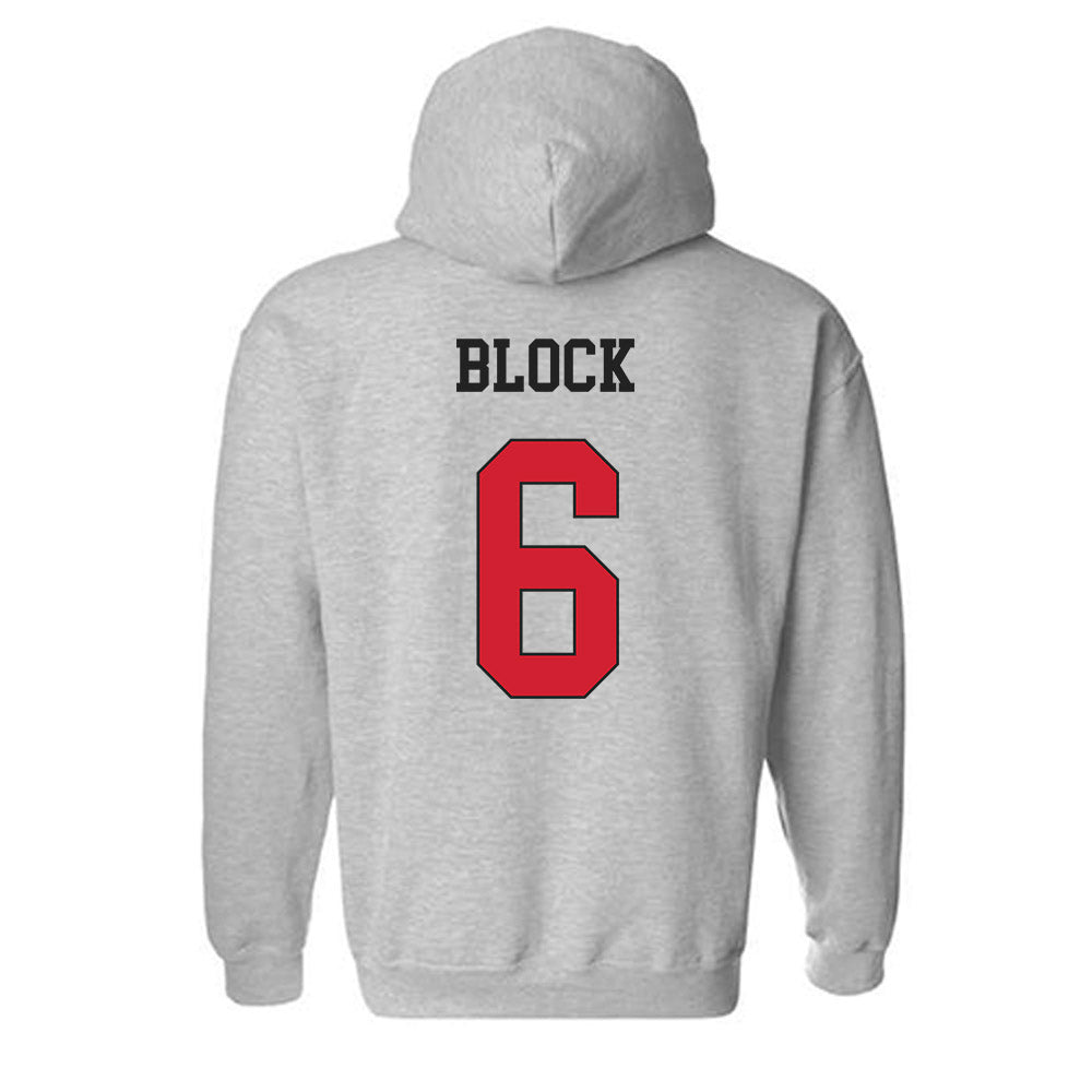 Maryland - NCAA Women's Lacrosse : Keeley Block - Classic Shersey Hooded Sweatshirt-1