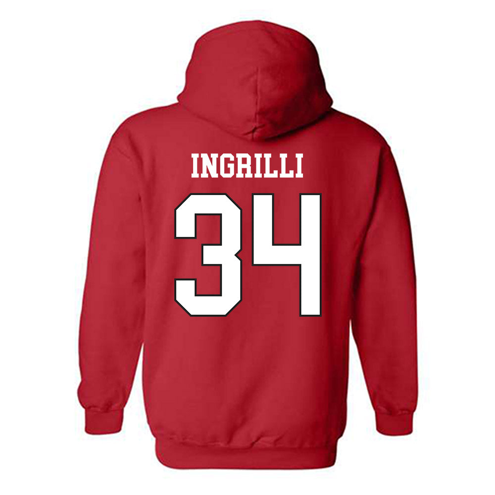 Maryland - NCAA Women's Lacrosse : Lyla Ingrilli - Classic Shersey Hooded Sweatshirt-1
