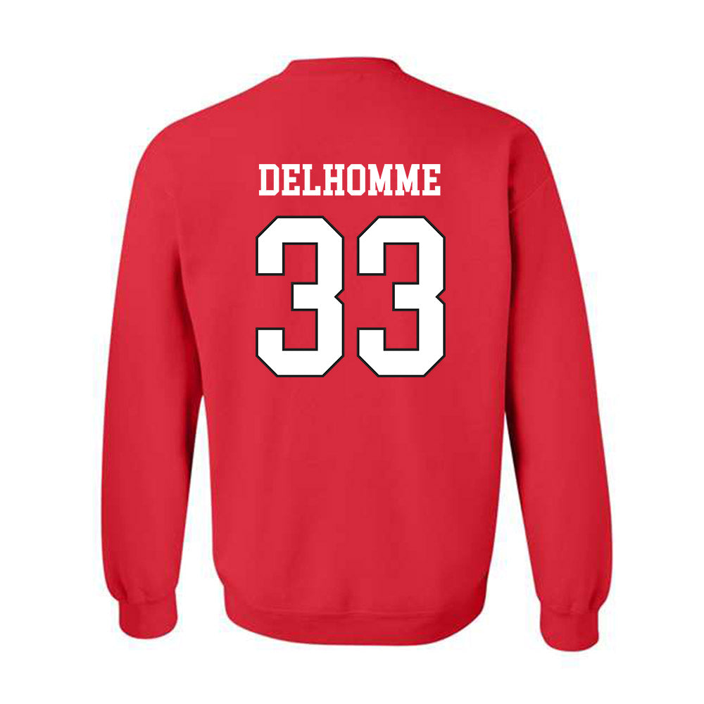 Maryland - NCAA Football : Messiah Delhomme - Classic Shersey Crewneck Sweatshirt-1