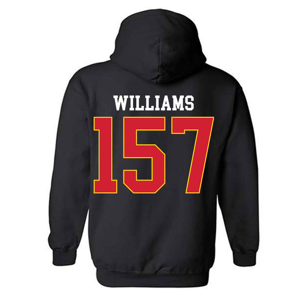 Maryland - NCAA Wrestling : Bradley Williams - Classic Shersey Hooded Sweatshirt-1