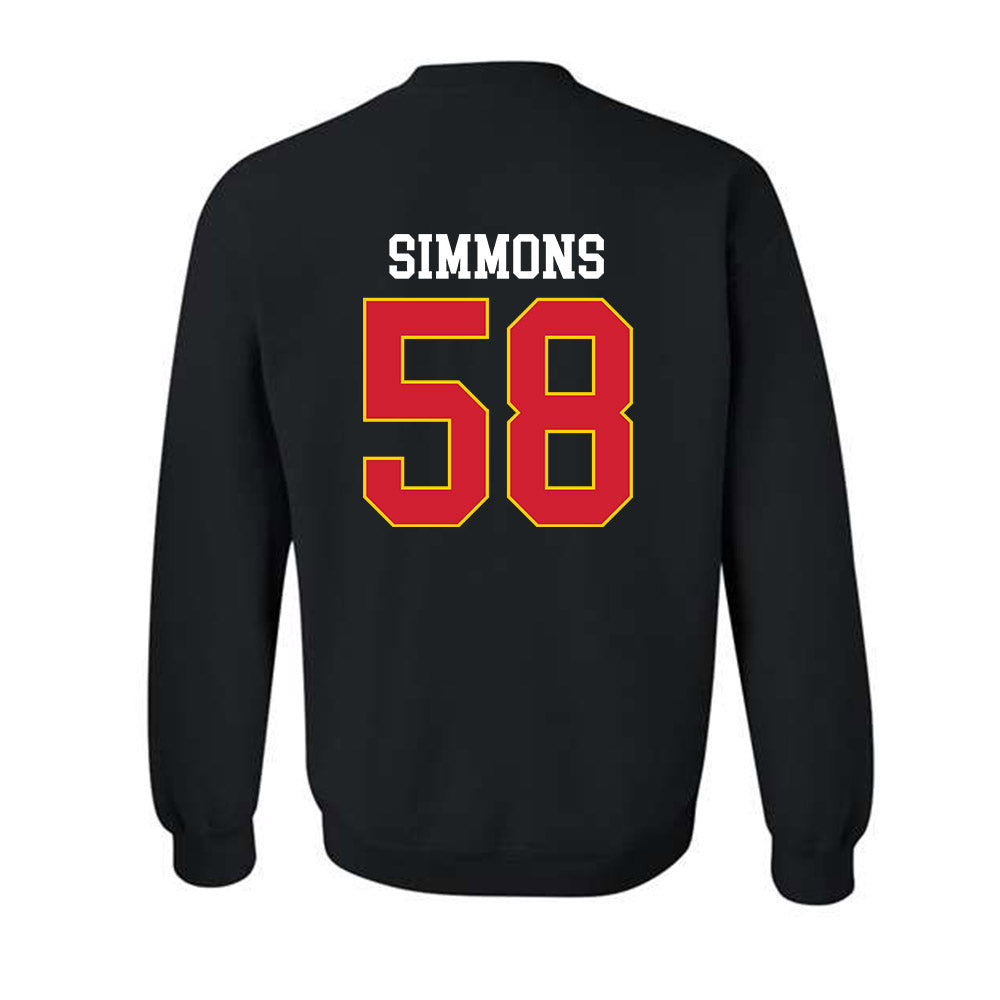 Maryland - NCAA Football : Joshua Simmons - Classic Shersey Crewneck Sweatshirt-1