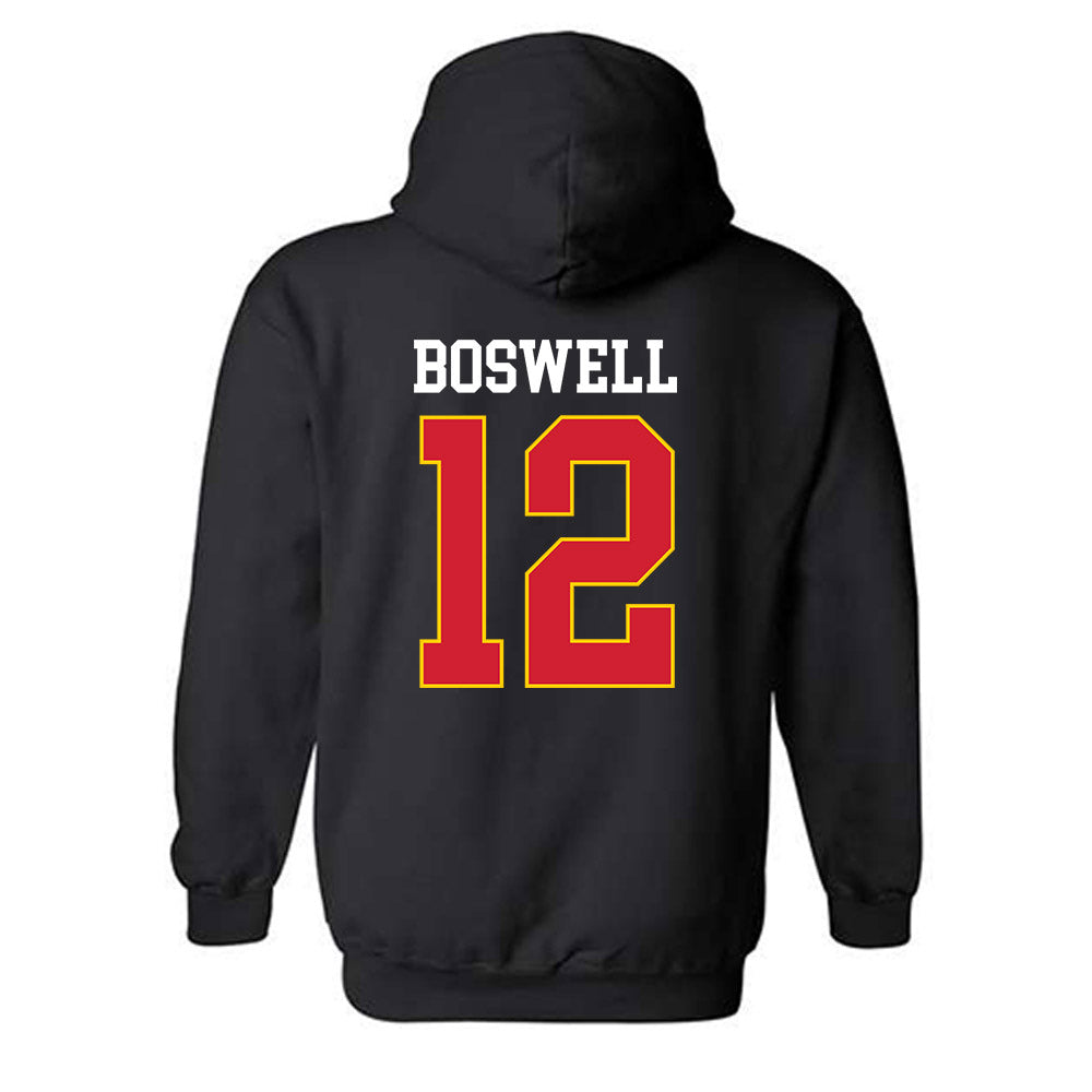 Maryland - NCAA Men's Basketball : Bishop Boswell - Classic Shersey Hooded Sweatshirt-1