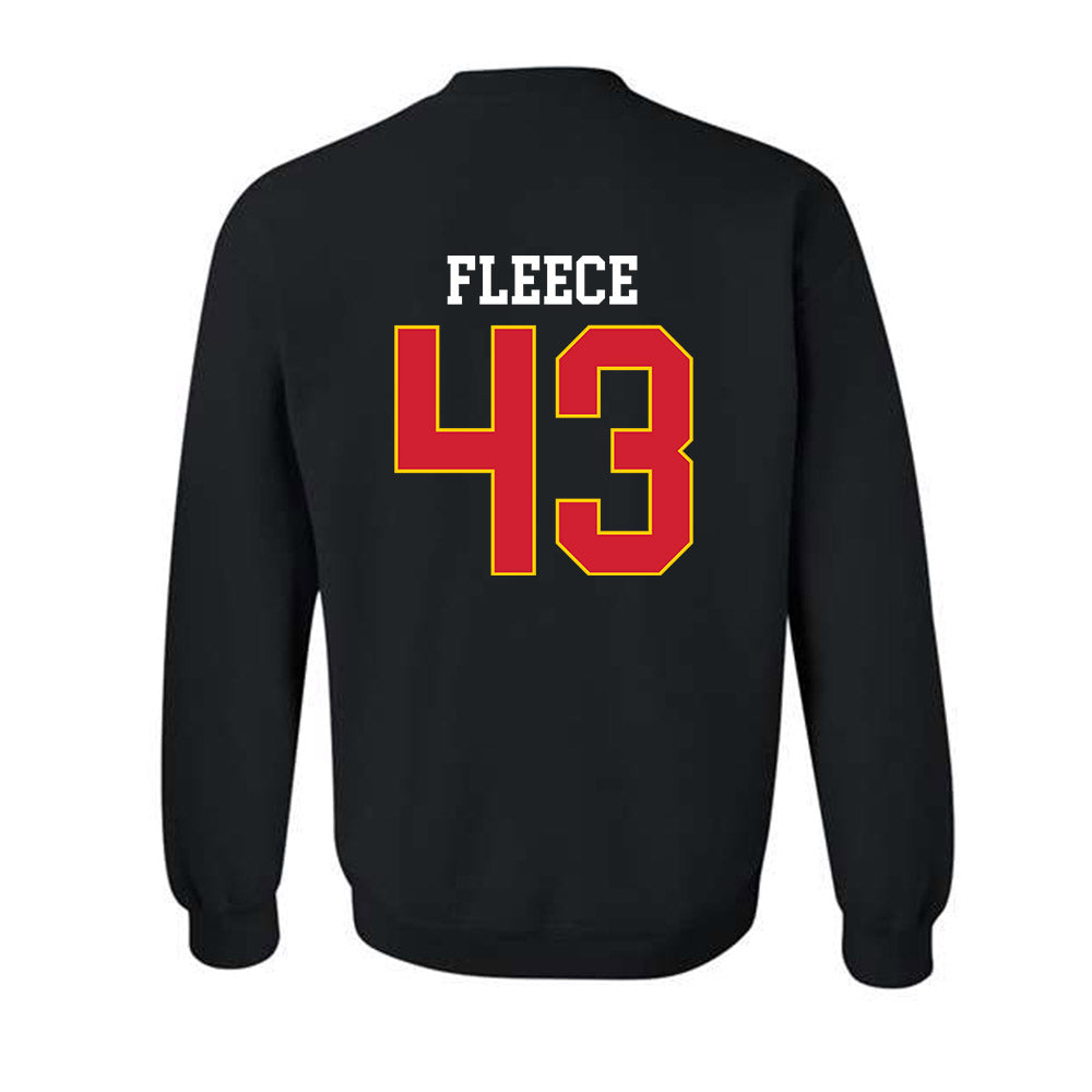 Maryland - NCAA Men's Lacrosse : Trey Fleece - Classic Shersey Crewneck Sweatshirt-1